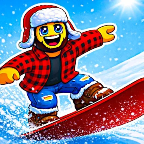 Snow Rider Obby Parkour icon