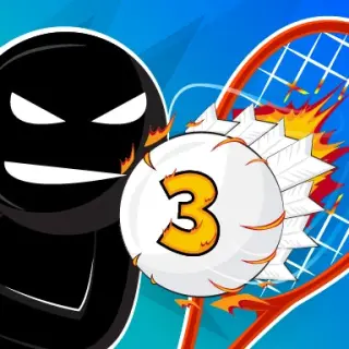 Stick Figure Badminton 3