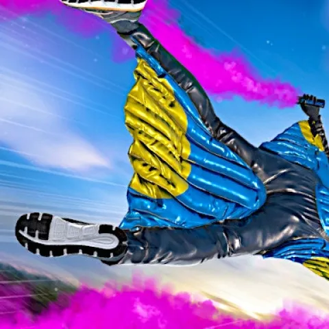 Base Jump Wing Suit Flying icon