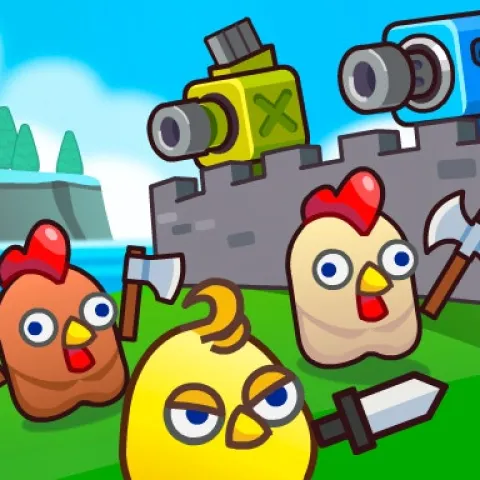 Merge Cannon: Chicken Defense icon