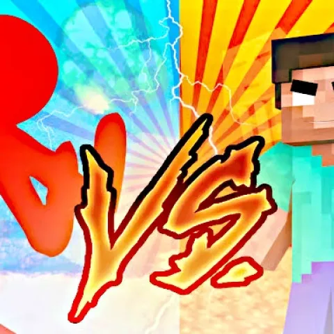 Red Stickman vs Monster School icon
